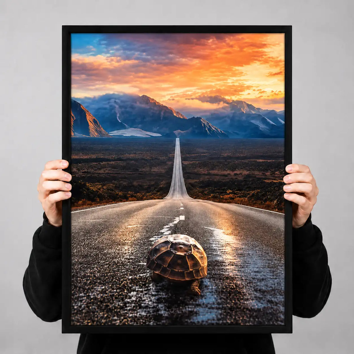 Keep Moving Forward Turtle Mountain Road Wall Art 3