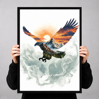 The Freedom Seeker Eagle Mountain Wall Art 3