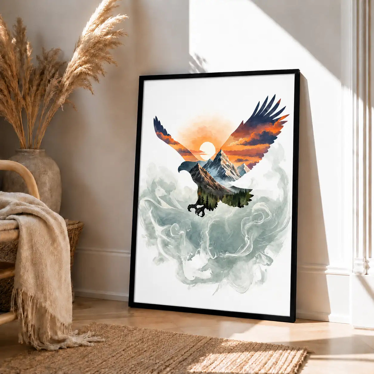 The Freedom Seeker Eagle Mountain Wall Art 4