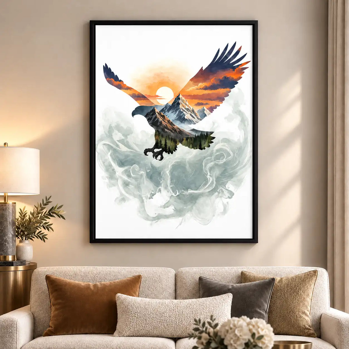 The Freedom Seeker Eagle Mountain Wall Art 6