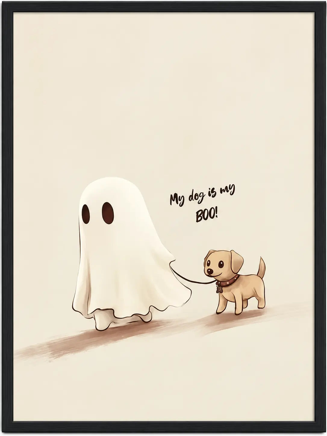 My Dog Is My Boo Halloween Wall Art 1