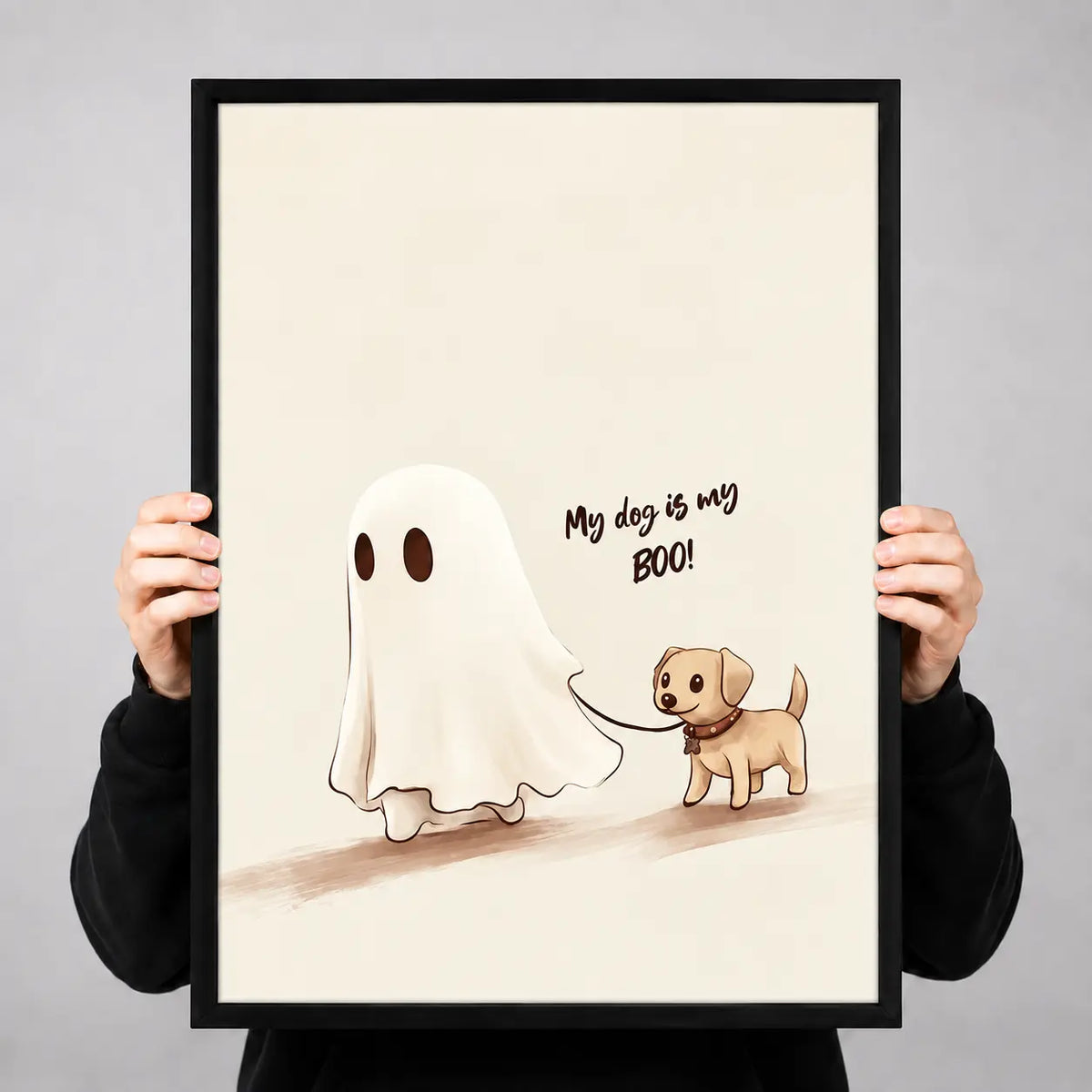 My Dog Is My Boo Halloween Wall Art 3