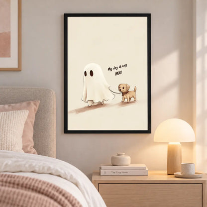 My Dog Is My Boo Halloween Wall Art 5