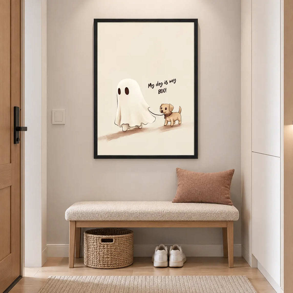 My Dog Is My Boo Halloween Wall Art 6