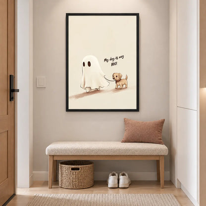 My Dog Is My Boo Halloween Wall Art 6