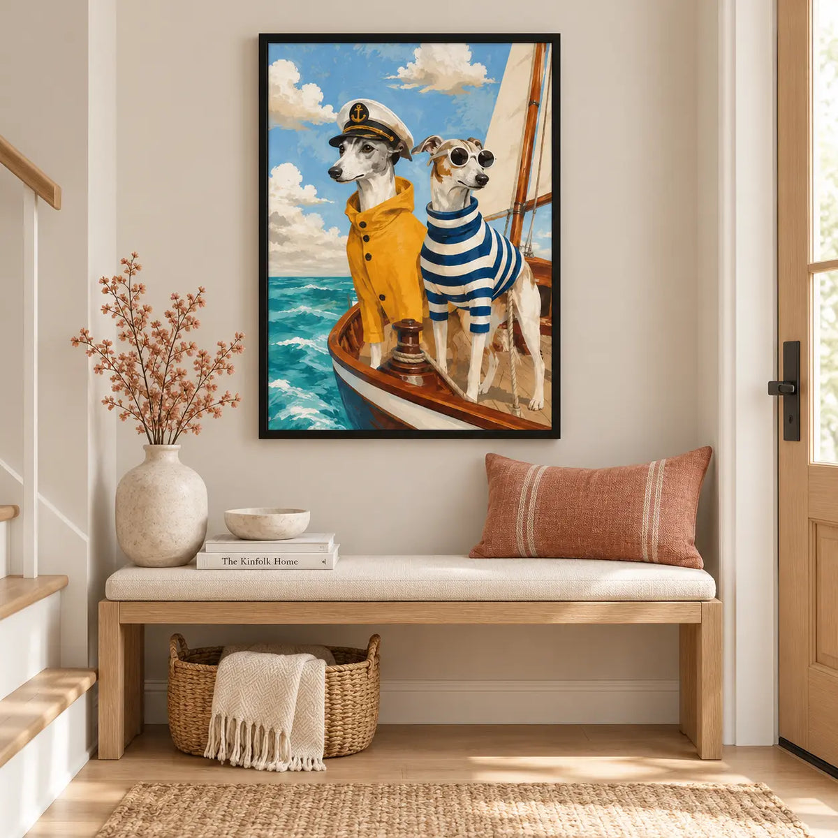 Sailor Dogs Adventure Boat Wall Art 5