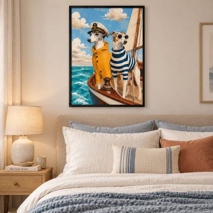 Sailor Dogs Adventure Boat Wall Art 6
