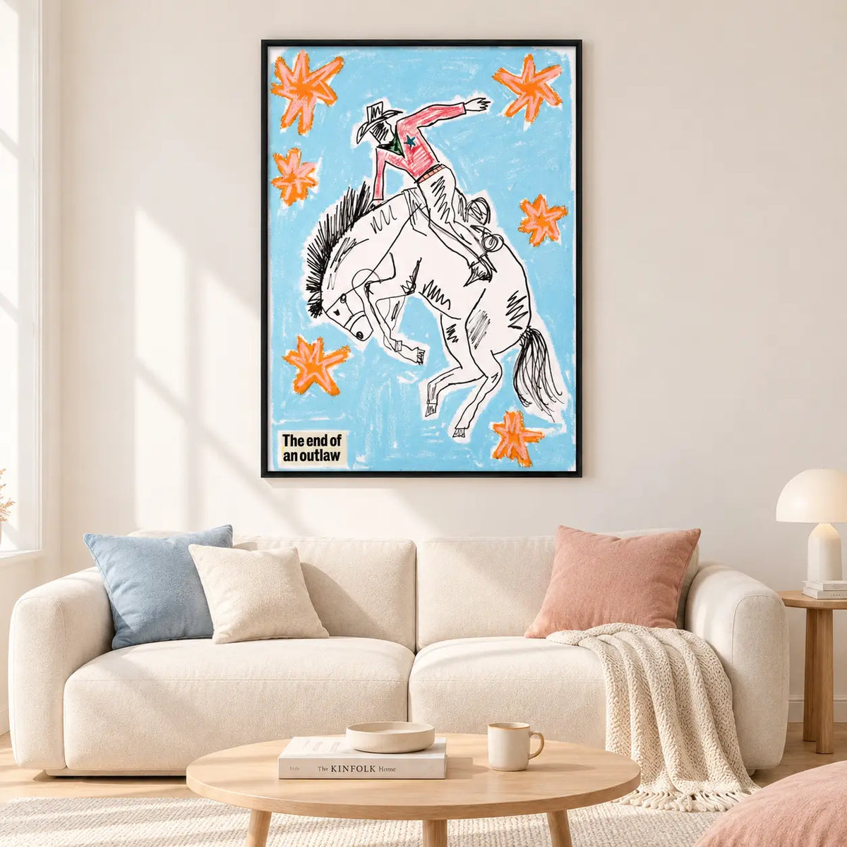 The End of an Outlaw Cowboy Wall Art 2