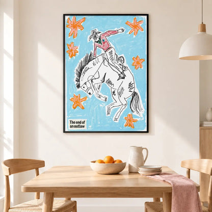 The End of an Outlaw Cowboy Wall Art 7