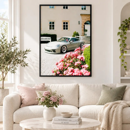 Luxury Sports Car Garden Wall Art 2
