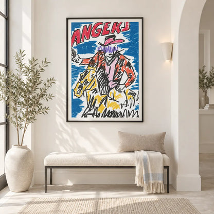 Wild West Cowboy Sketch Wall Art 5