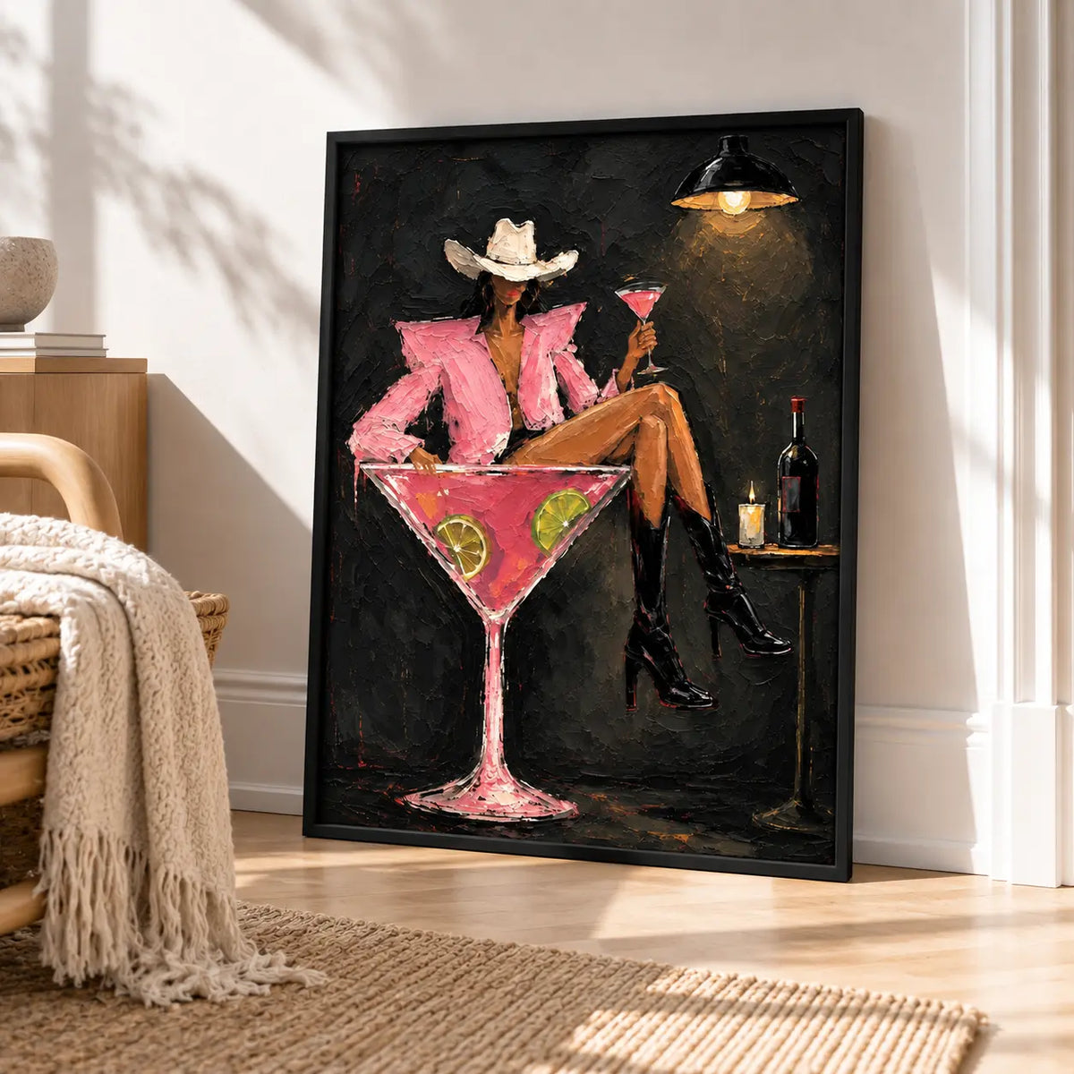 Glamorous Woman Cocktail Night Wall Art 4