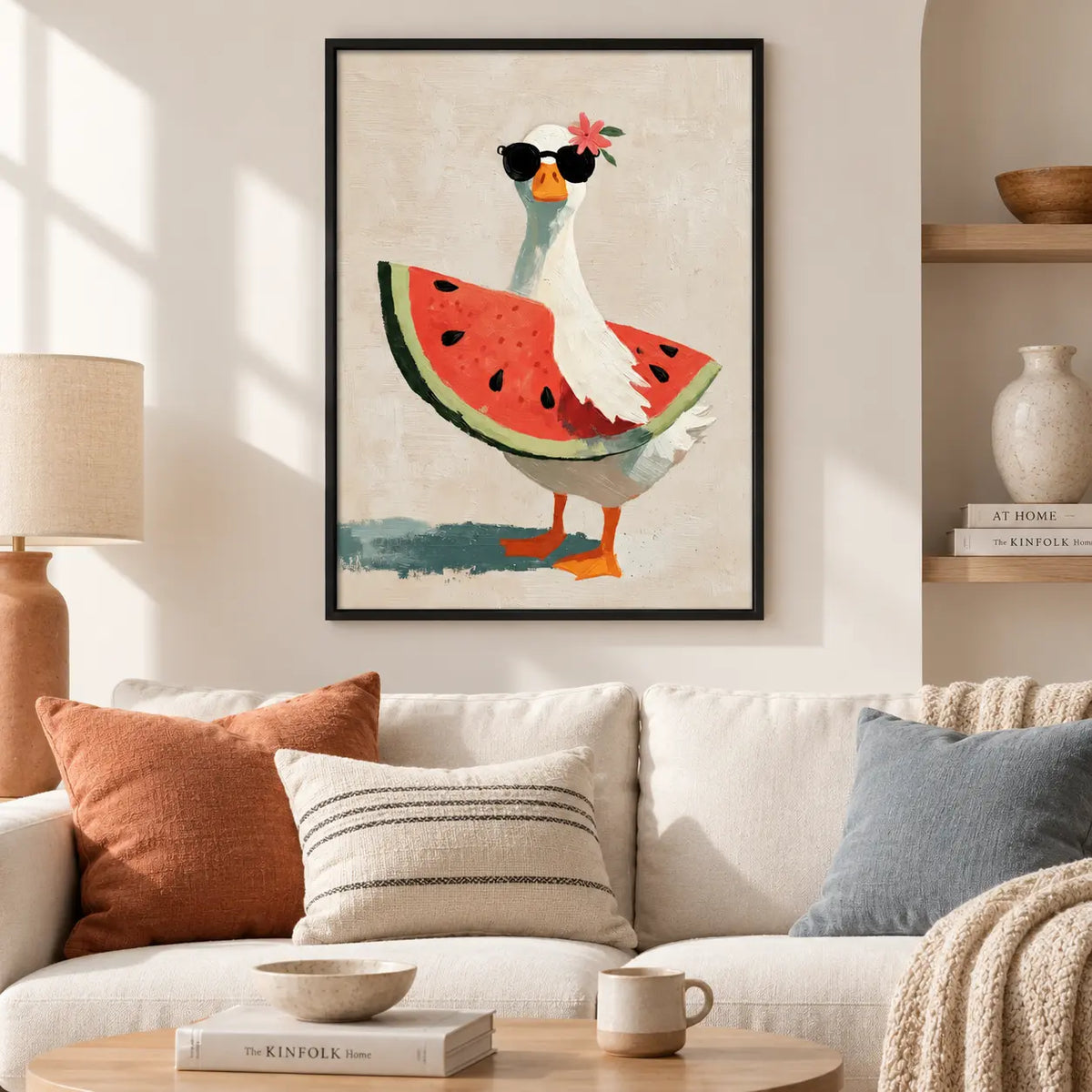 Cool Goose Watermelon Summer Wall Art 2