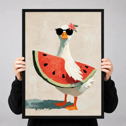 Cool Goose Watermelon Summer Wall Art 3