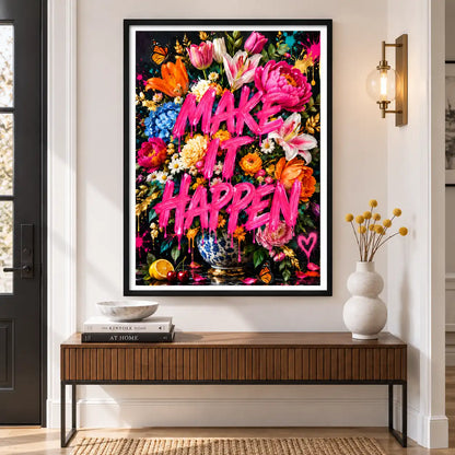 Do Epic Shit Floral Quote Wall Art