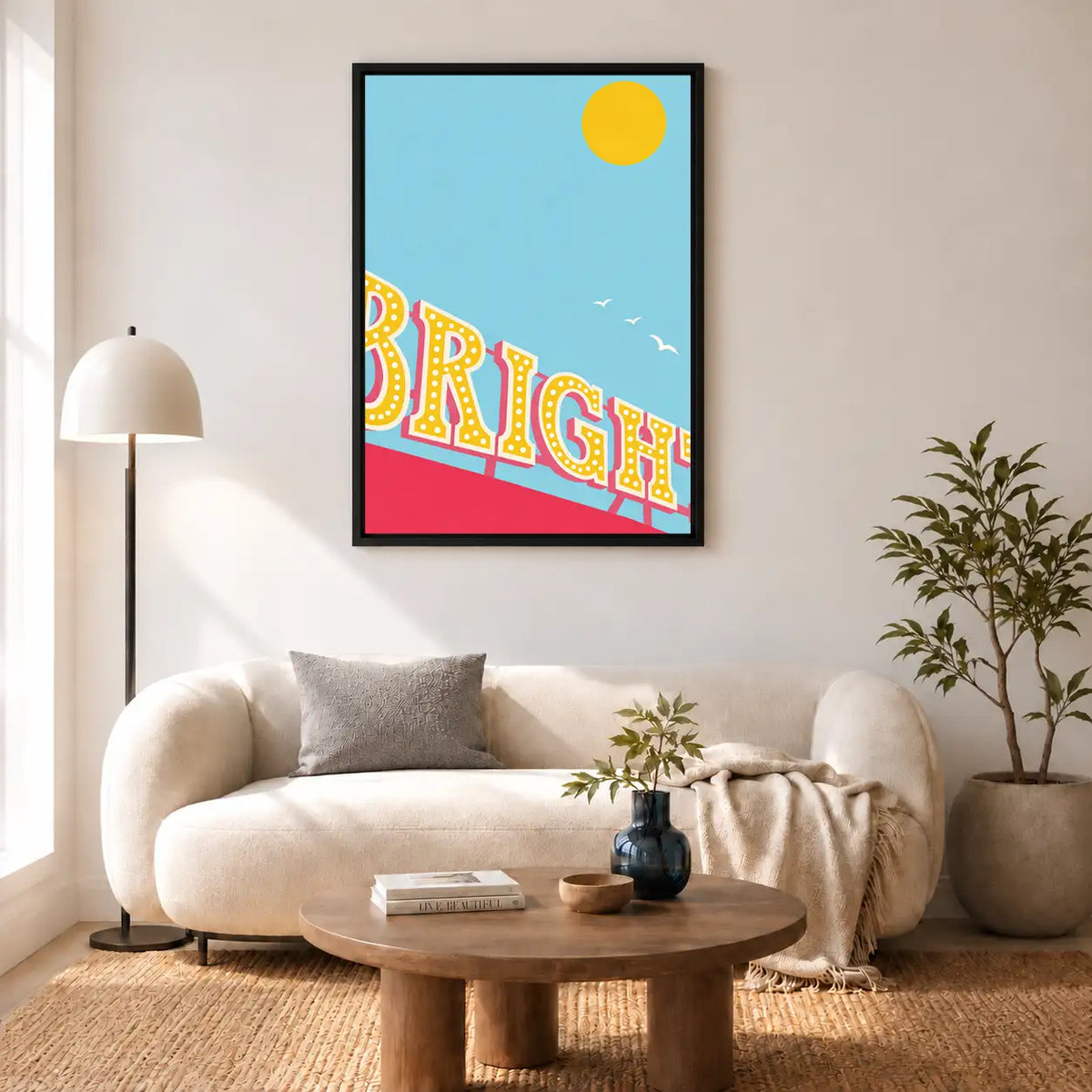 Brighton Seaside Pop Poster Wall Art 5