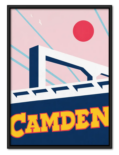 Camden Bridge Pop Poster Wall Art