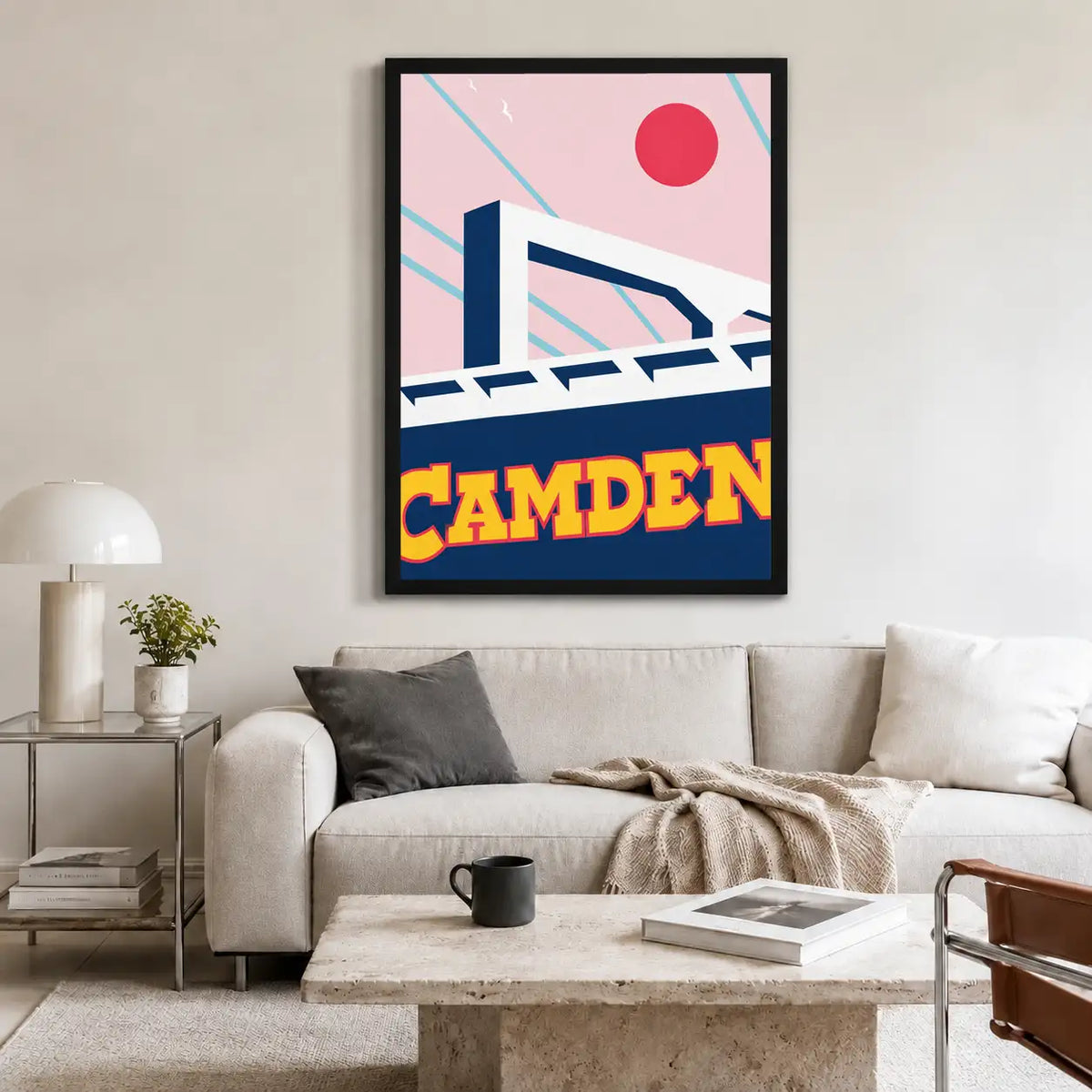 Camden Bridge Pop Poster Wall Art 2