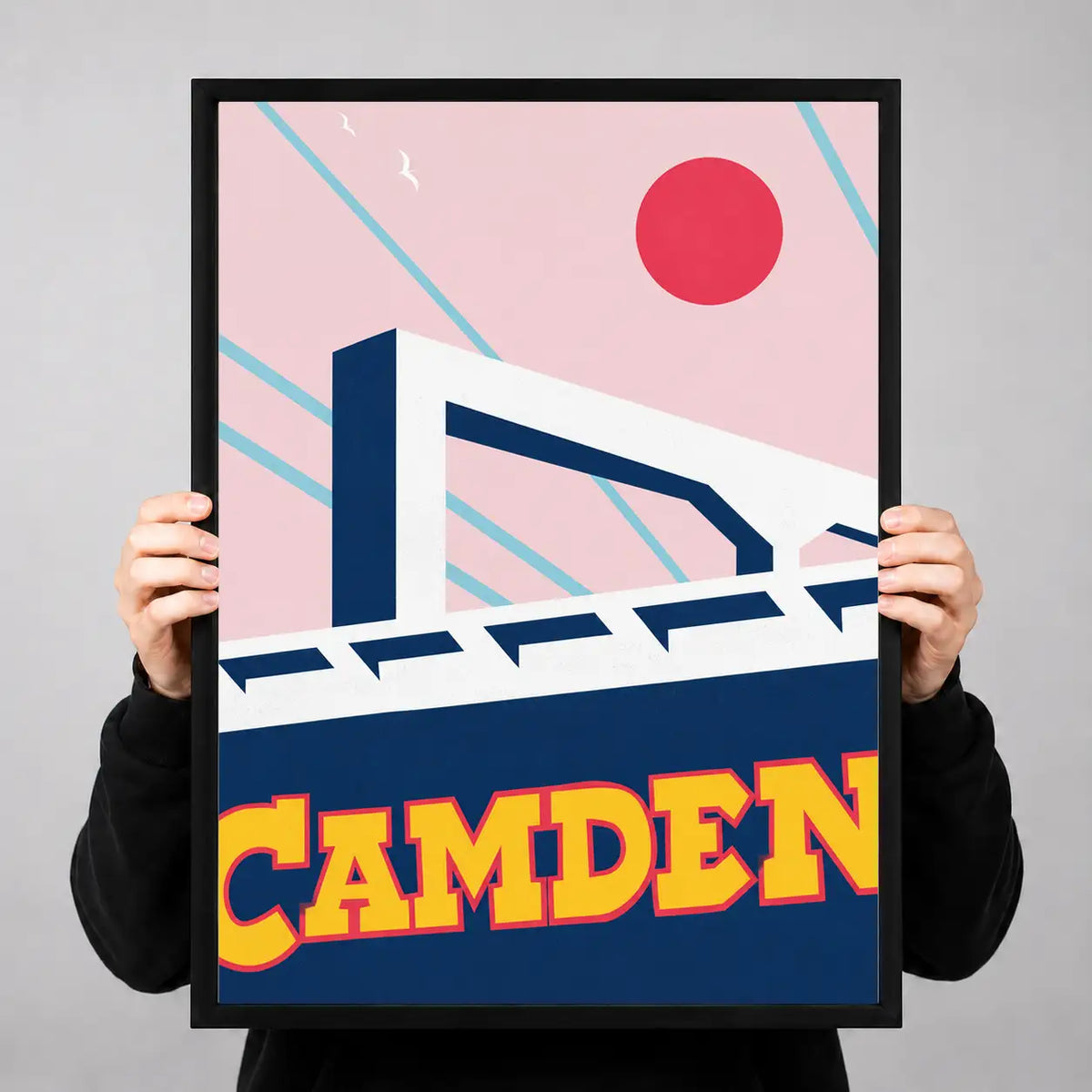 Camden Bridge Pop Poster Wall Art 3