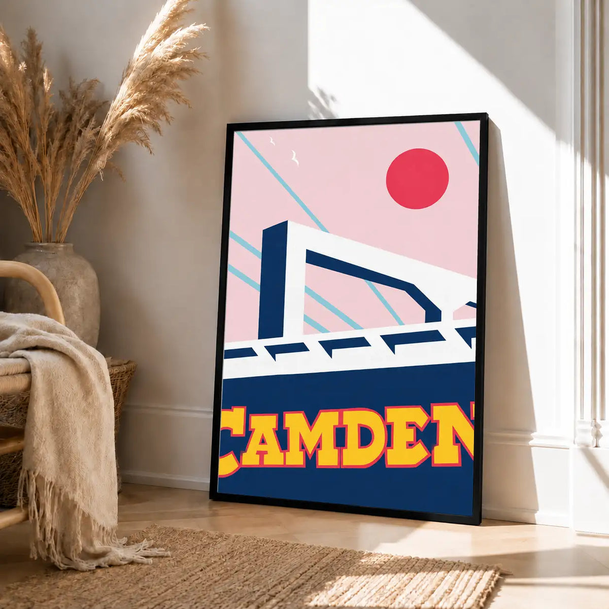 Camden Bridge Pop Poster Wall Art 4