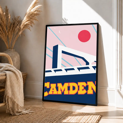 Camden Bridge Pop Poster Wall Art 4