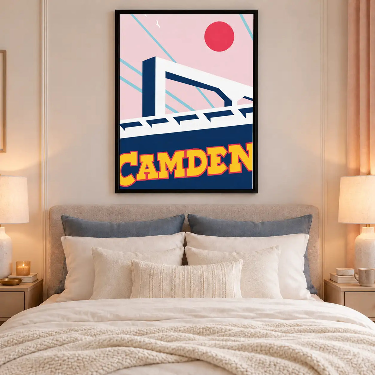 Camden Bridge Pop Poster Wall Art 6