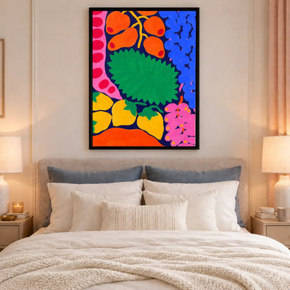 Colorful Tropical Blooms Graphic Wall Art 6