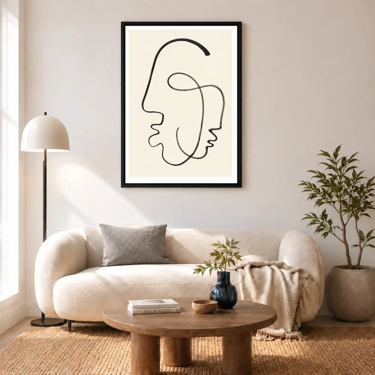 Continuous Line Double Face Wall Art 5