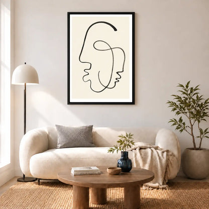 Continuous Line Double Face Wall Art 5