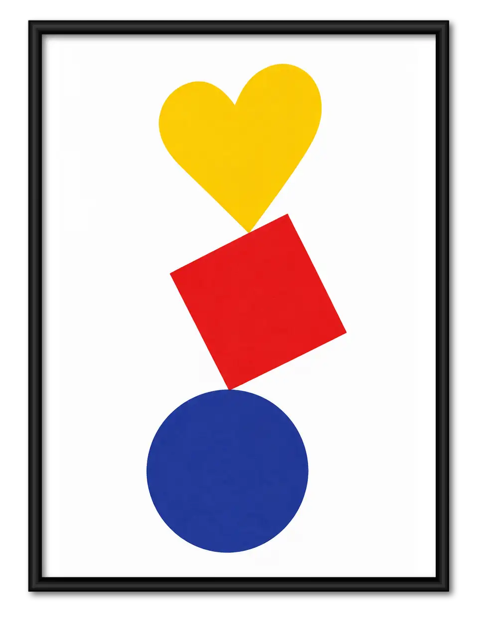 Geometric Heart Balance Wall Art 1