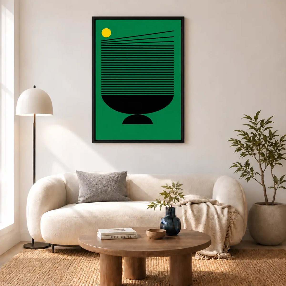 Green Modern Vessel Graphic Wall Art 5