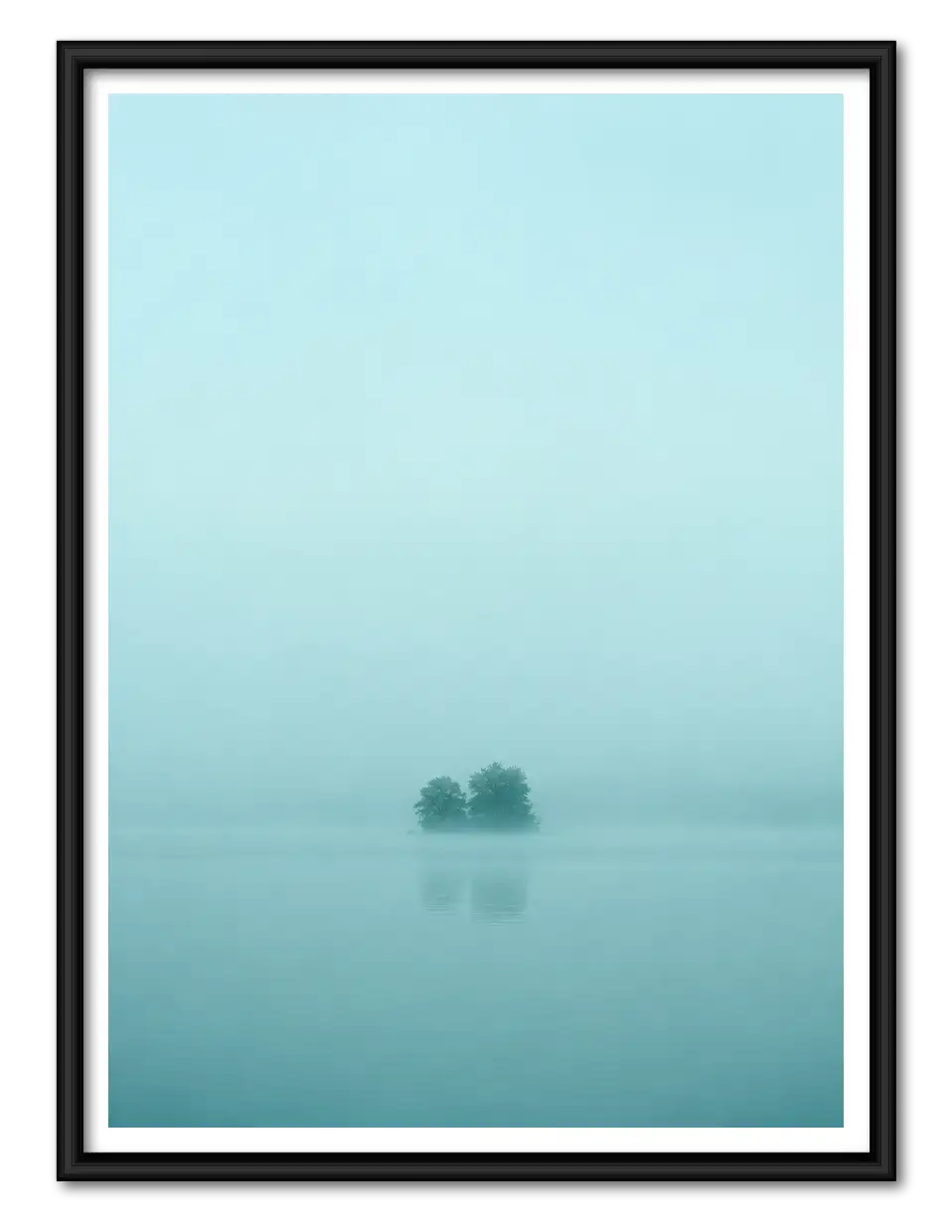 Misty Blue Island Photography Wall Art 1