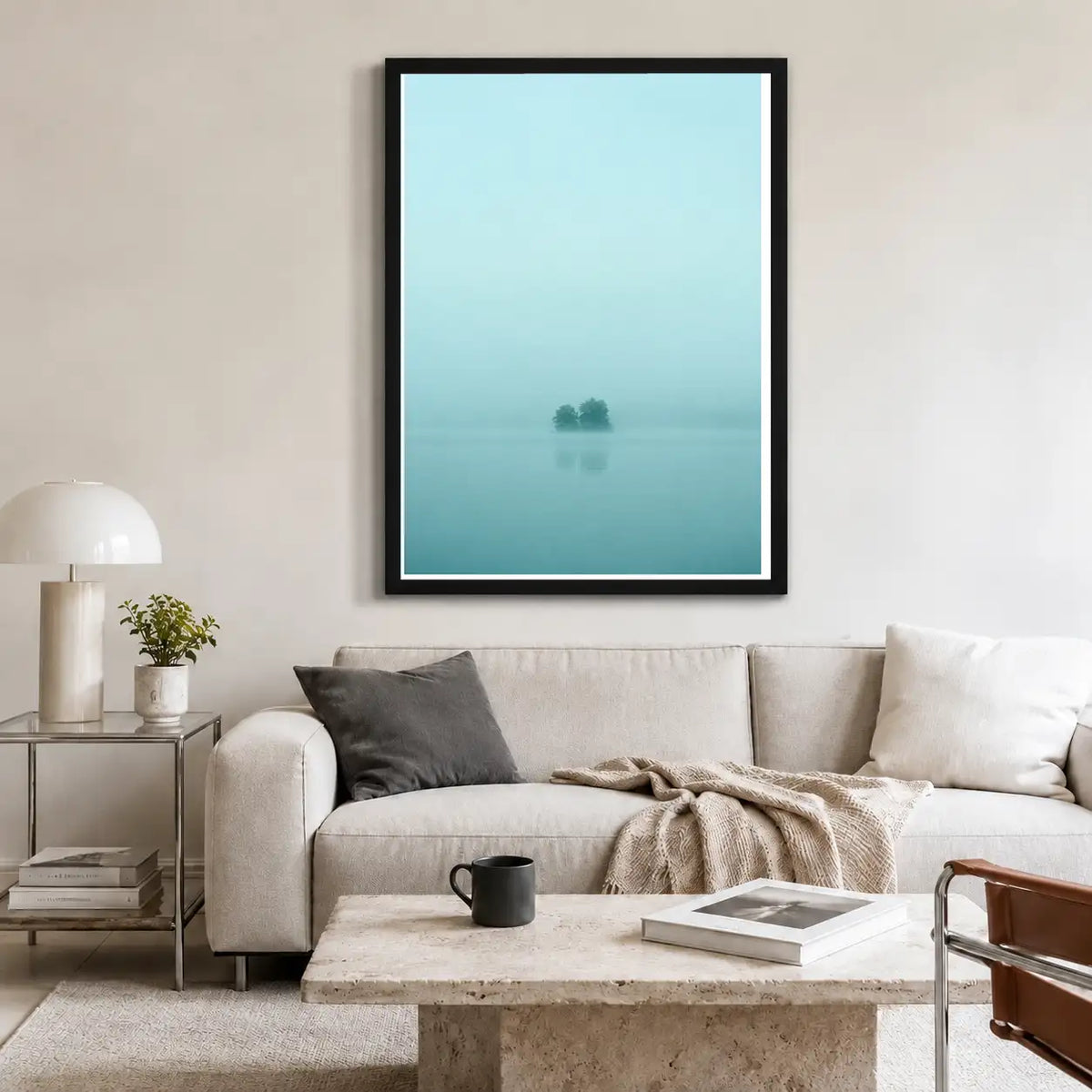 Misty Blue Island Photography Wall Art 2