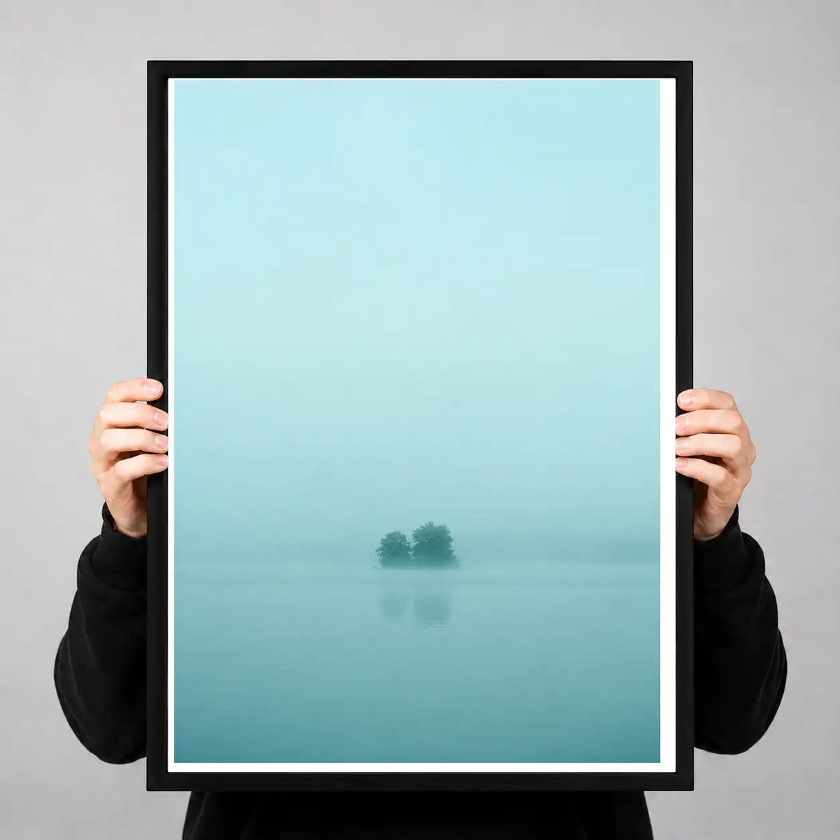 Misty Blue Island Photography Wall Art 3