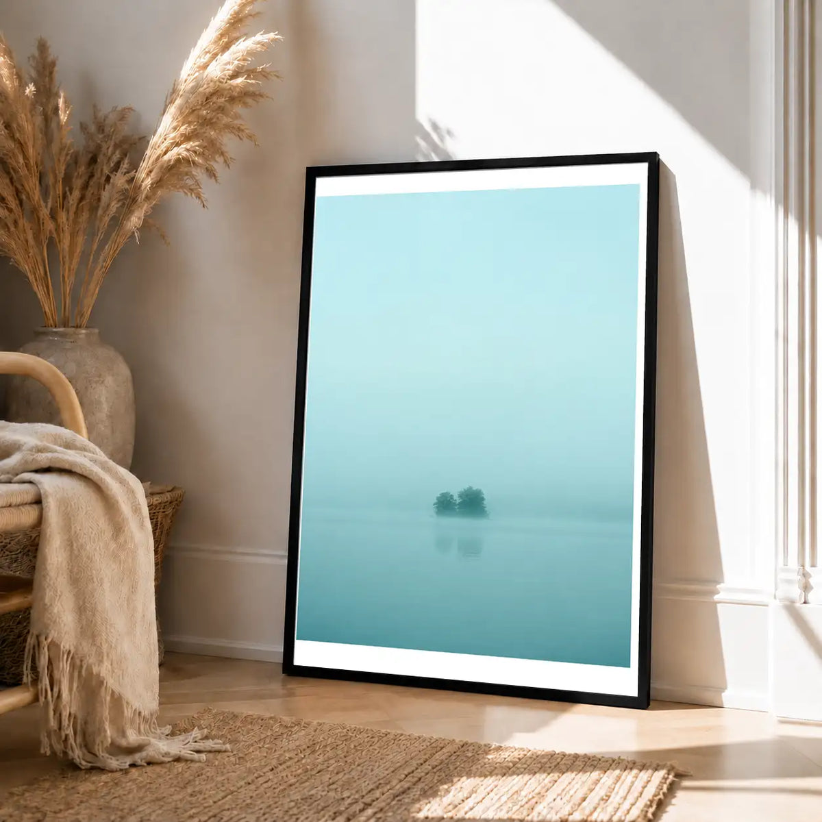 Misty Blue Island Photography Wall Art 4