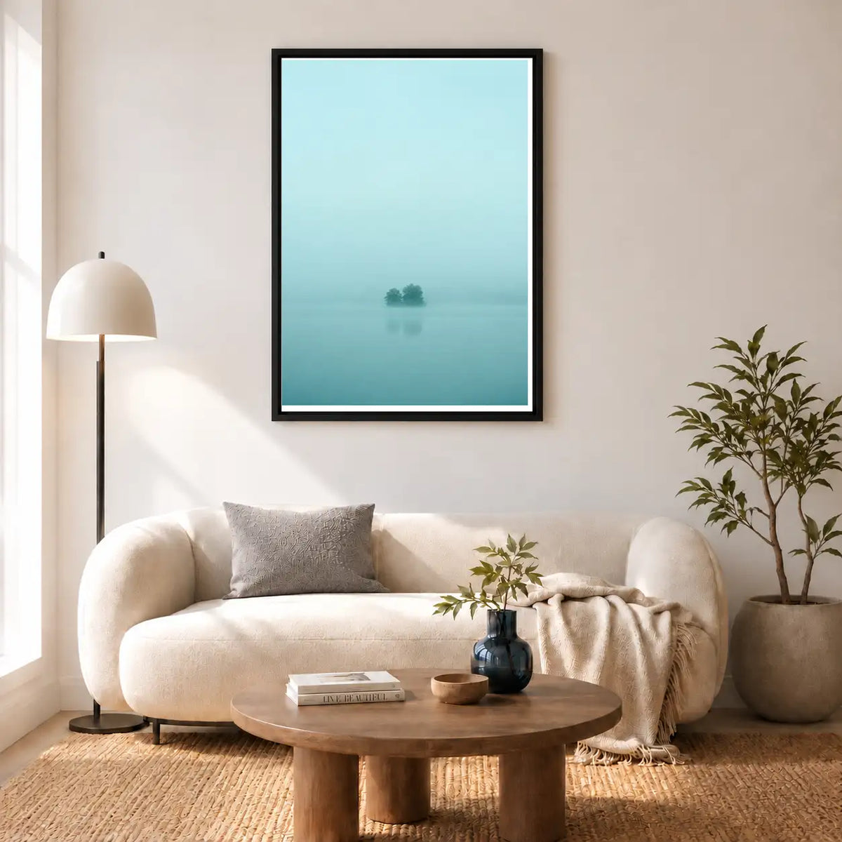 Misty Blue Island Photography Wall Art 5