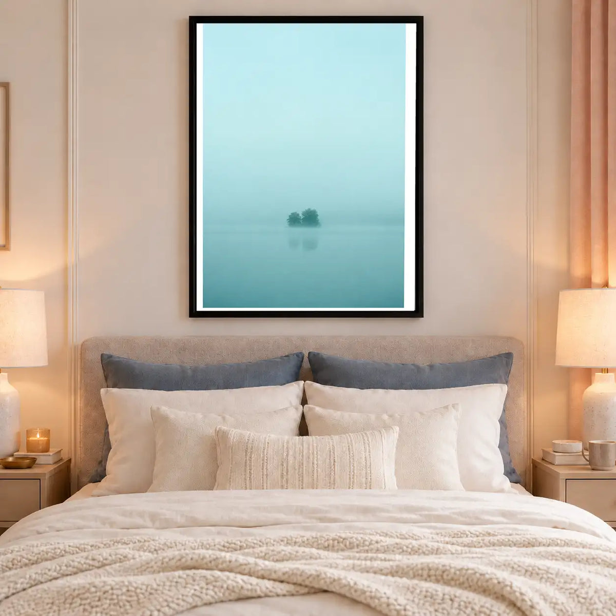 Misty Blue Island Photography Wall Art 6