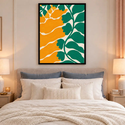 Orange Grove Botanical Pattern Wall Art 6