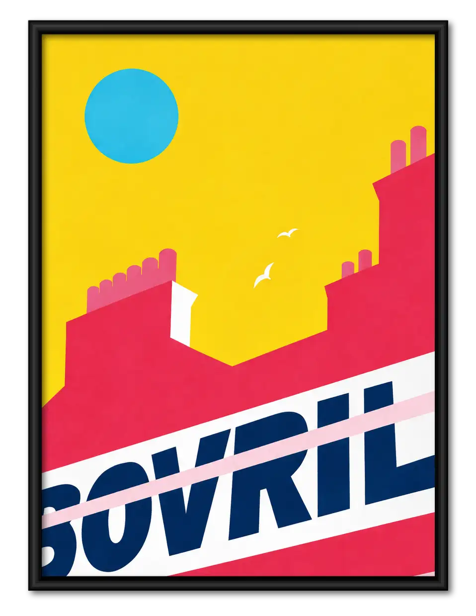 Powrill Pop Architecture Poster Wall Art 1