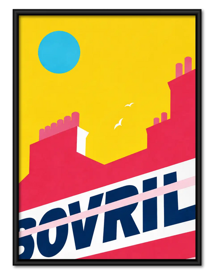 Powrill Pop Architecture Poster Wall Art
