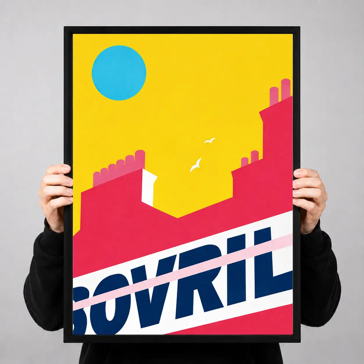 Powrill Pop Architecture Poster Wall Art 3