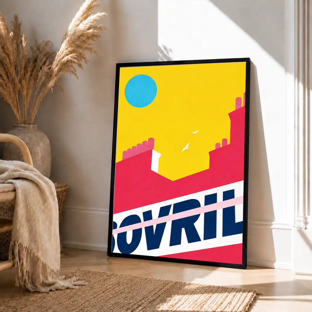 Powrill Pop Architecture Poster Wall Art 4