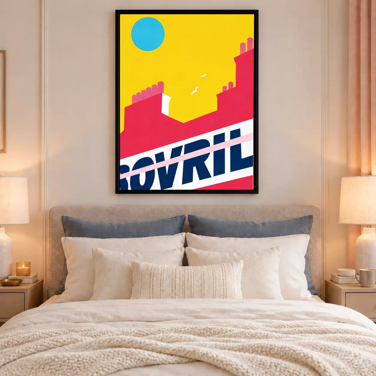Powrill Pop Architecture Poster Wall Art 6