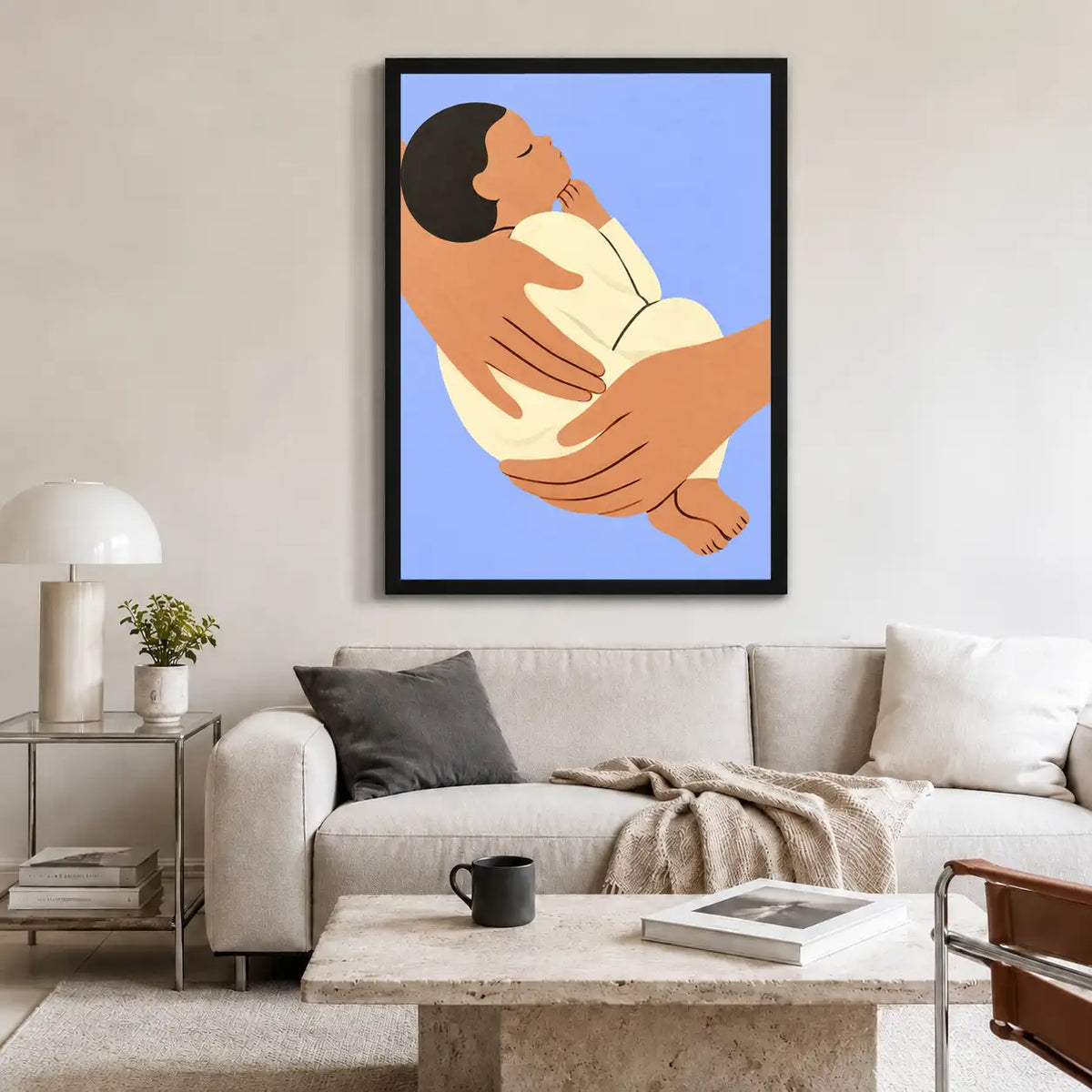 Tender Mother and Child Embrace Wall Art 2