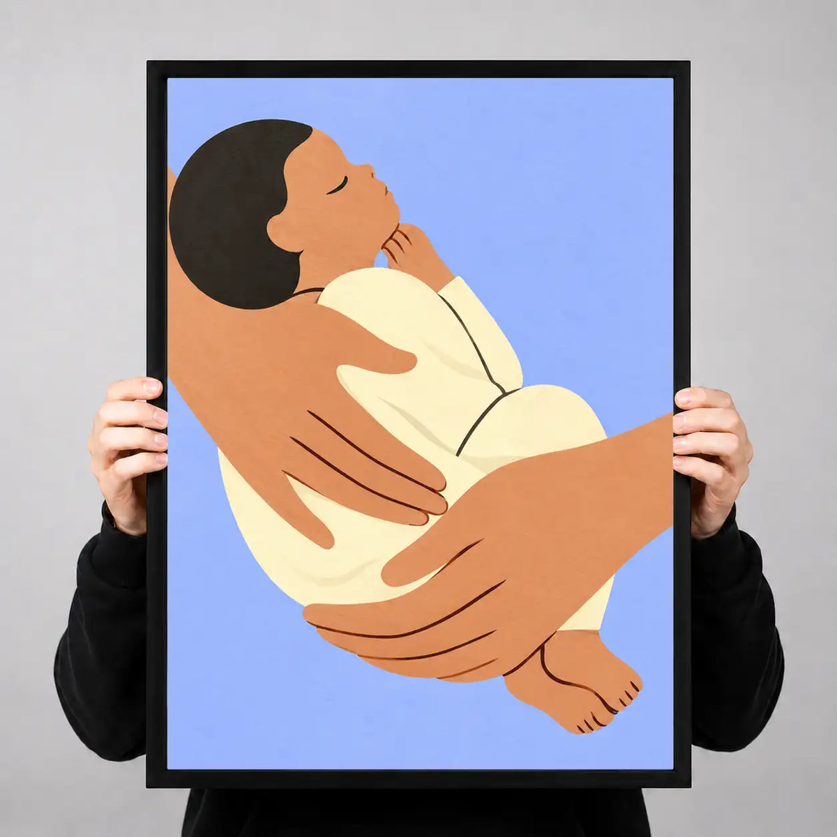 Tender Mother and Child Embrace Wall Art 3