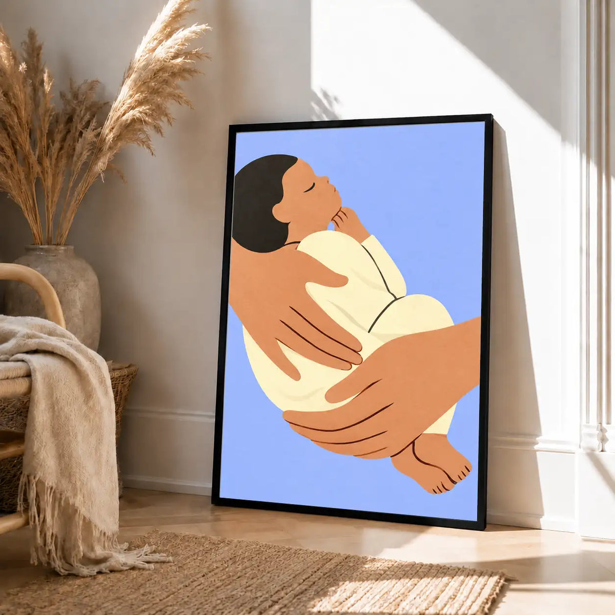 Tender Mother and Child Embrace Wall Art 4