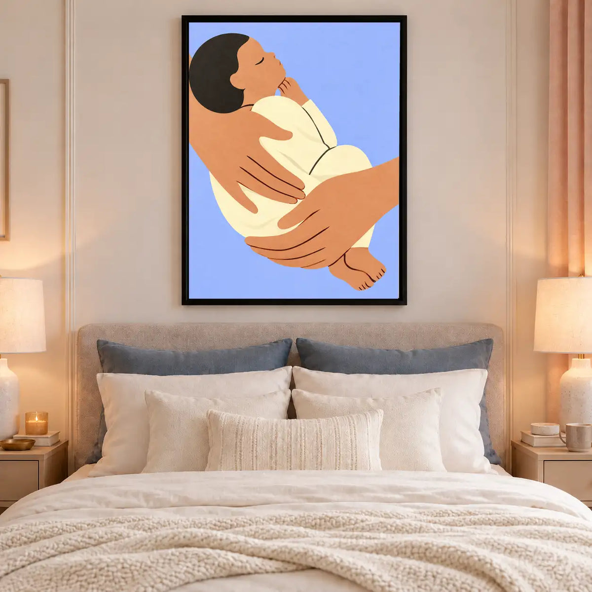 Tender Mother and Child Embrace Wall Art 6