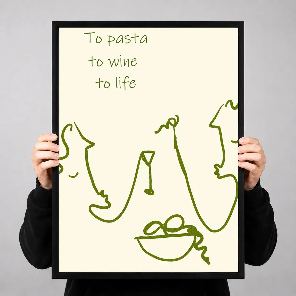 To Pasta To Wine To Life Wall Art 3
