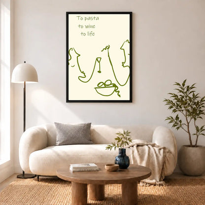 To Pasta To Wine To Life Wall Art 5