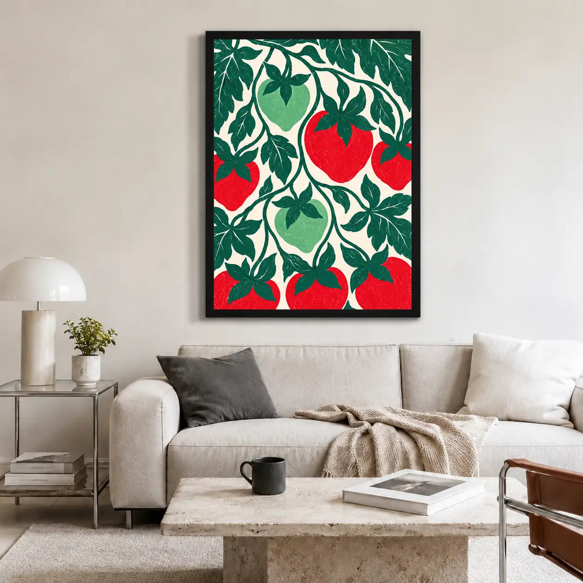 Tomato Vine Garden Wall Art 2